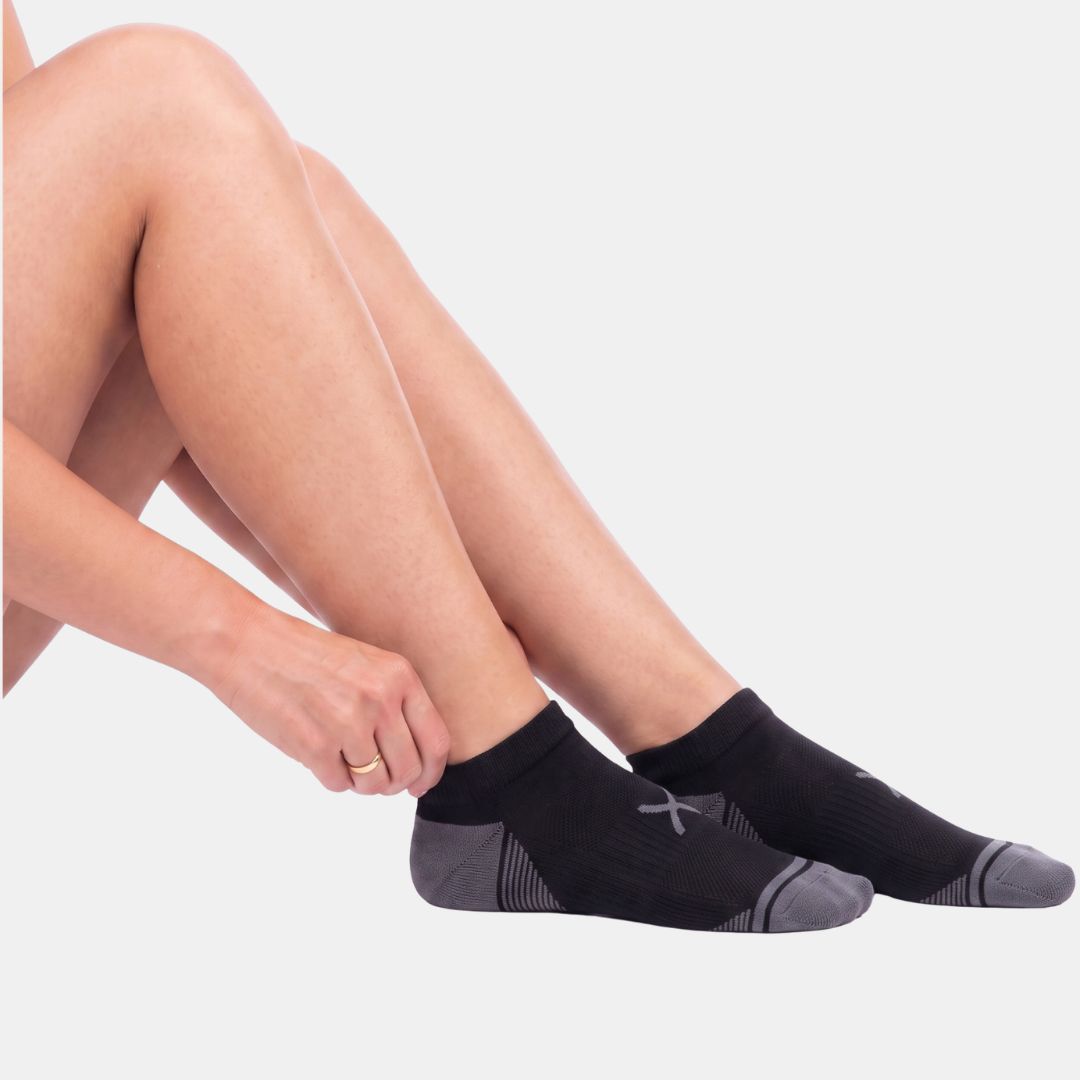Black Power Stride Ankle Socks