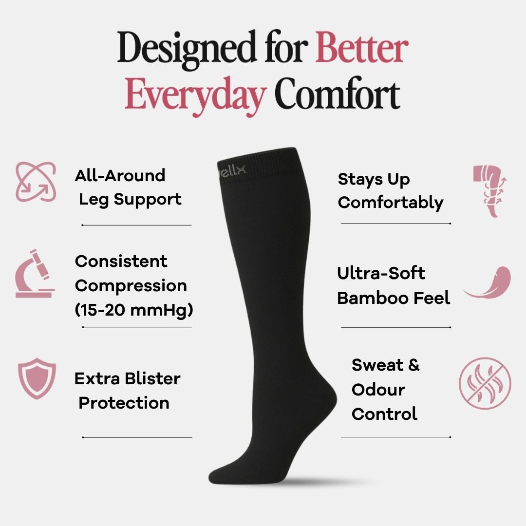 Black Compression Socks