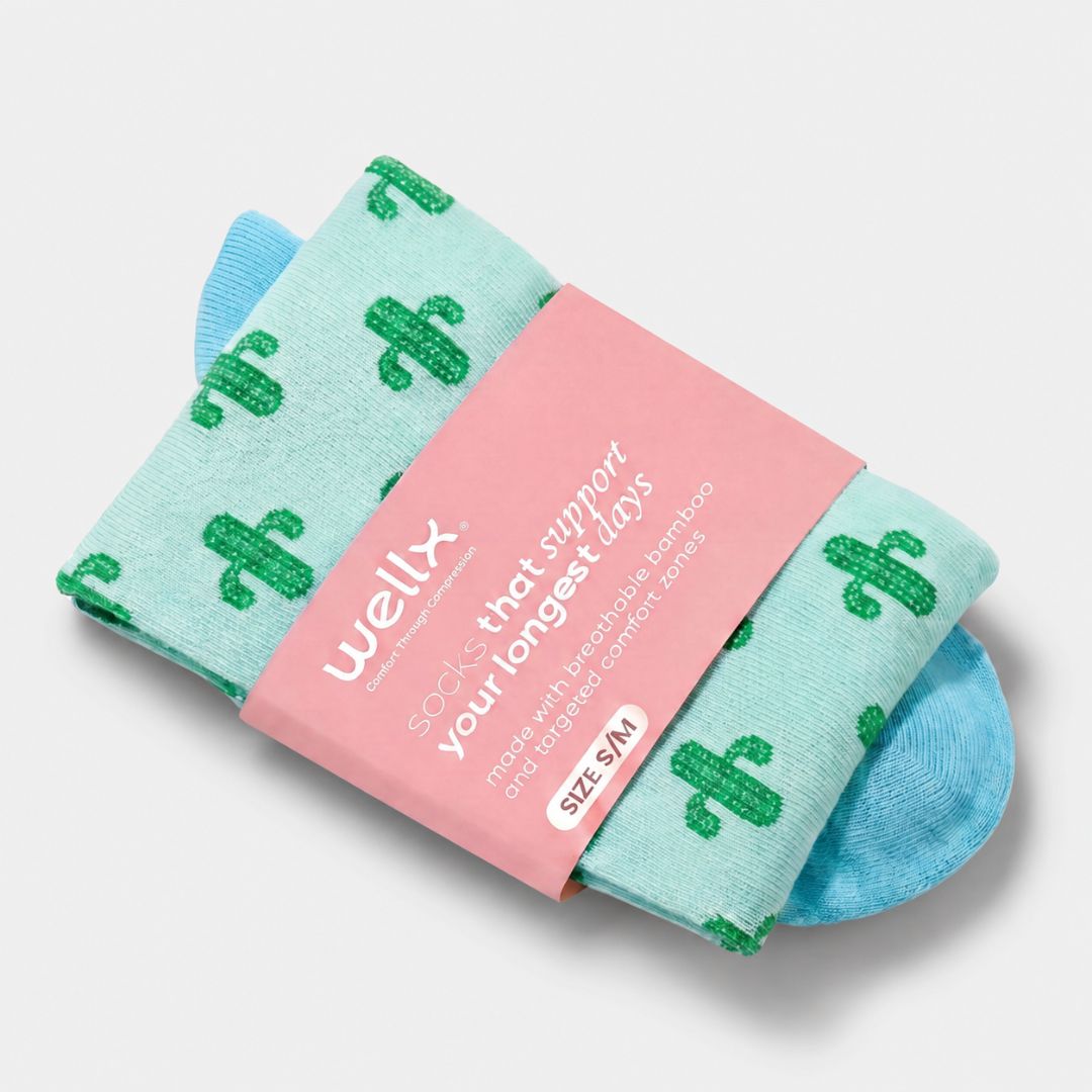 Cactus Green Compression Socks