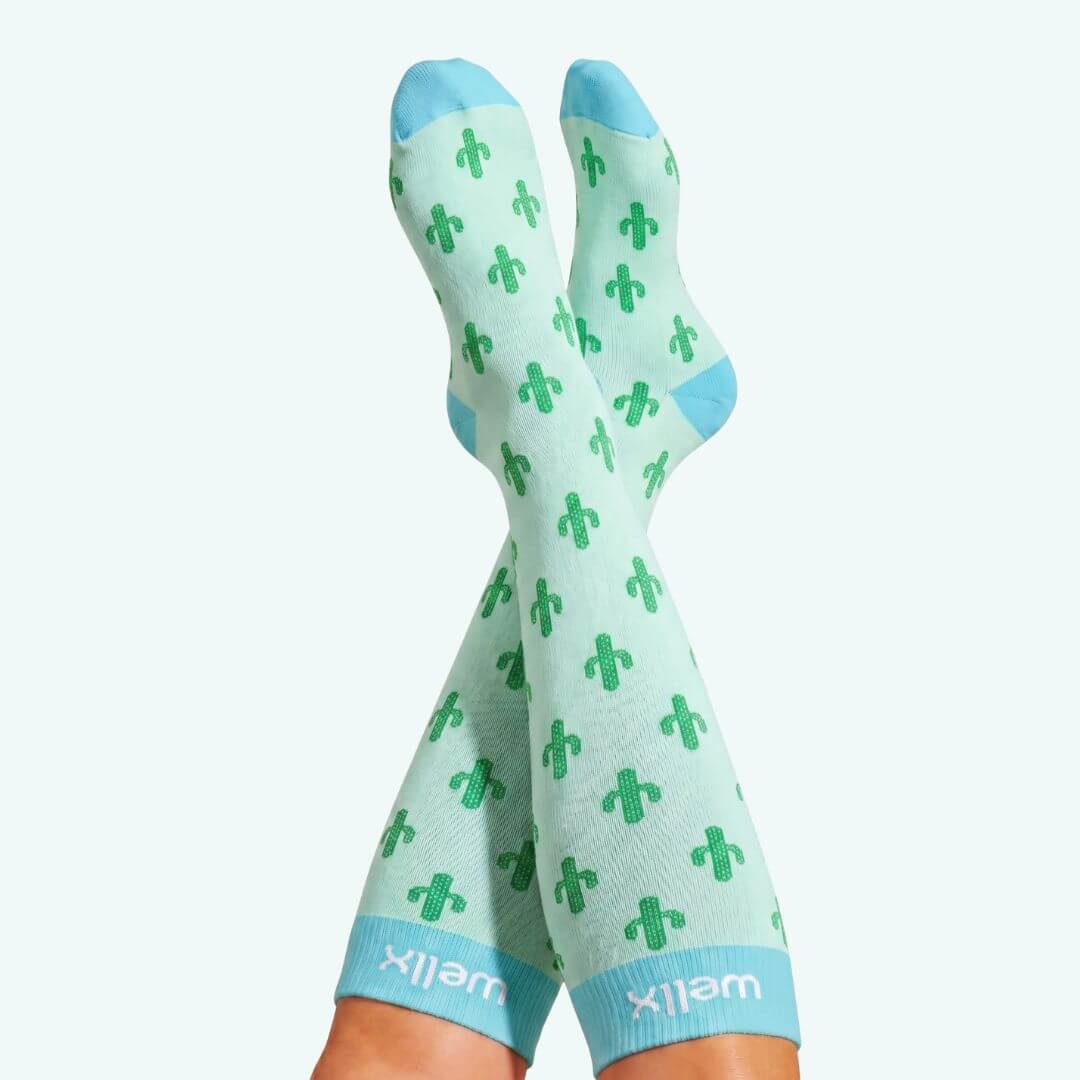 Cactus Green Compression Socks