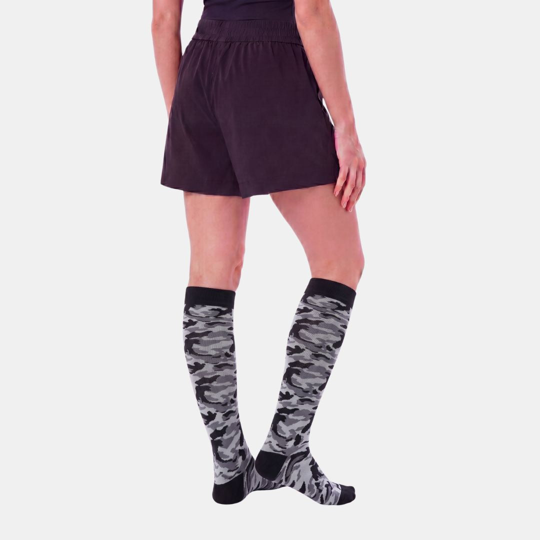 Camouflage Black Compression Socks