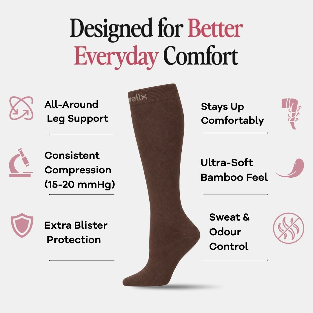 Espresso Compression Socks