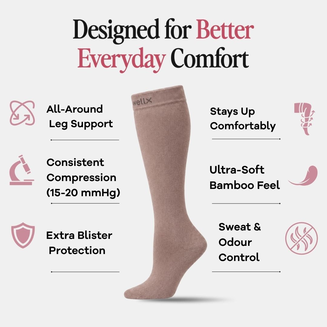 Gravel Compression Socks