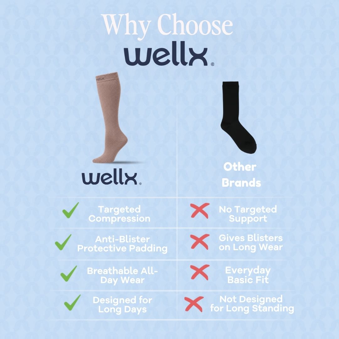 Gravel Compression Socks For Men.