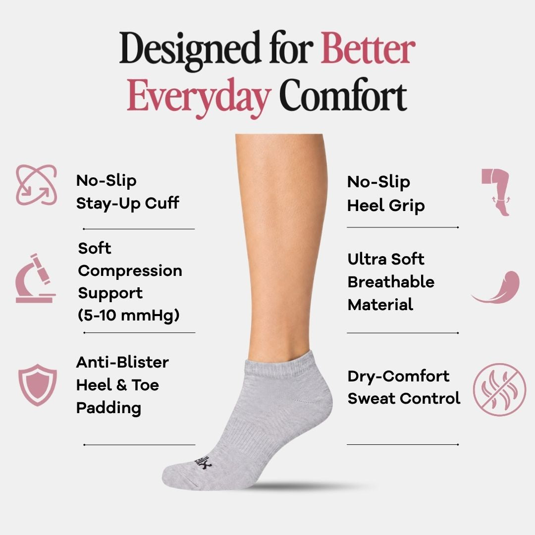 Grey Street Ankle Socks