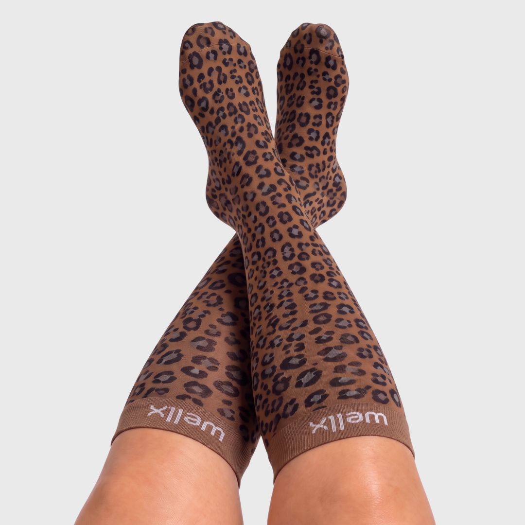 Panther Wide Calf Compression Socks