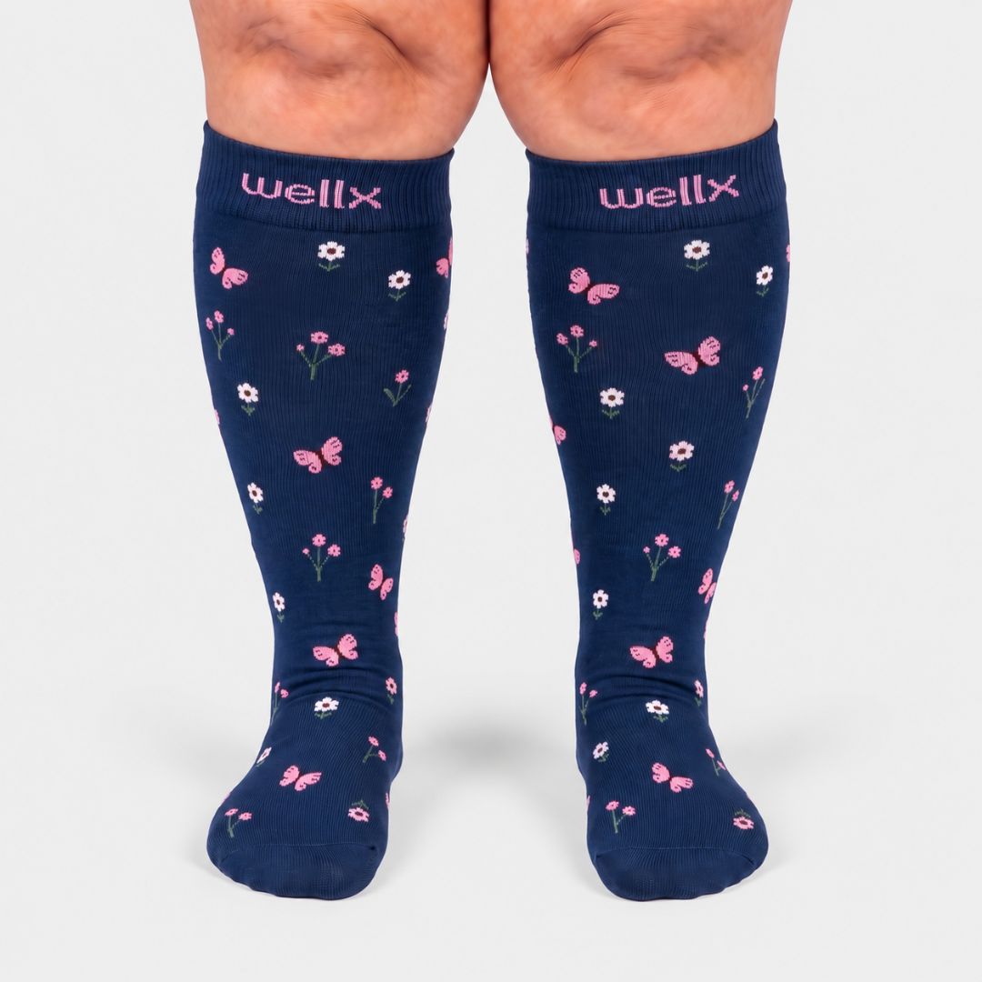 Chaussettes Butterfly Black PlusFit™