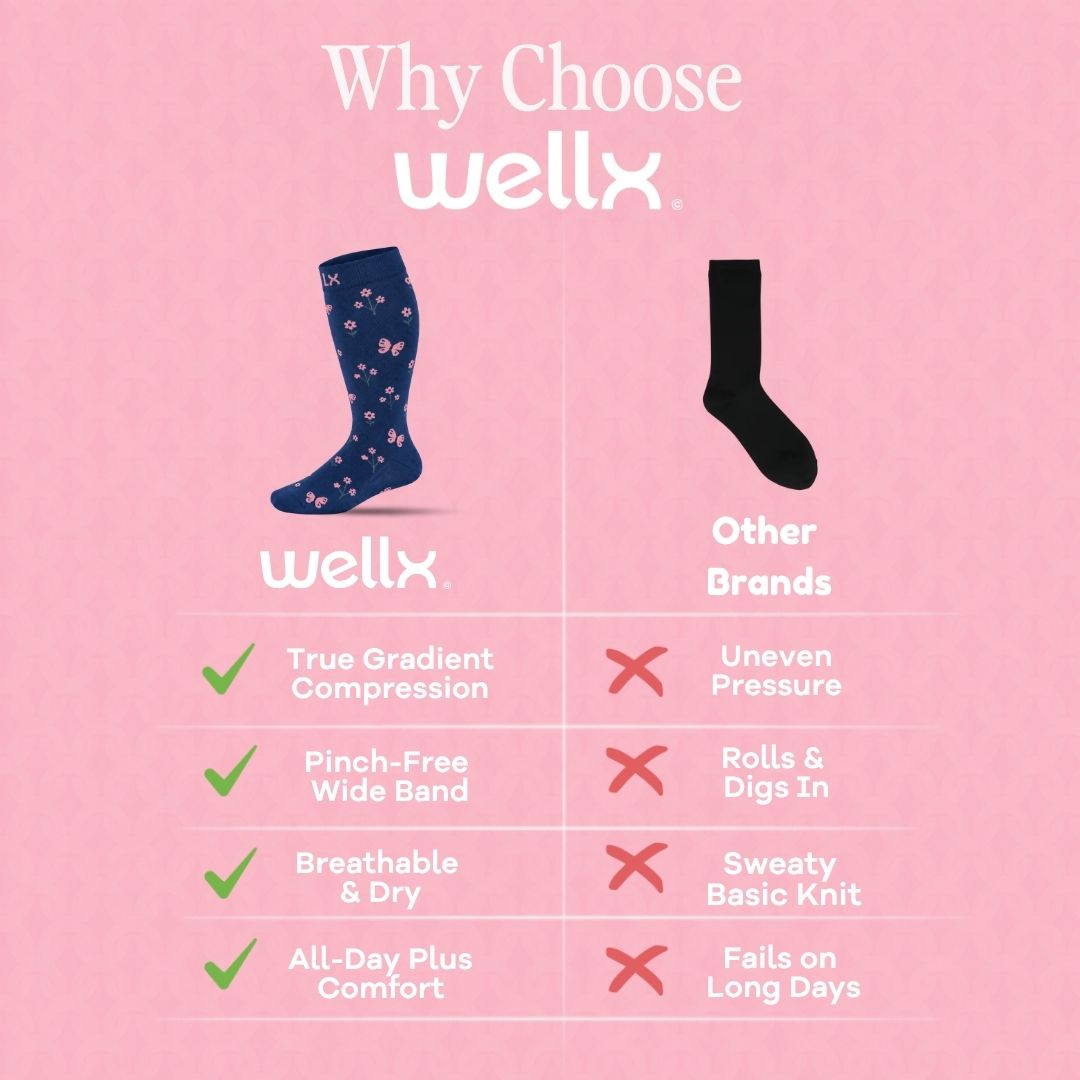 Chaussettes Butterfly Black PlusFit™