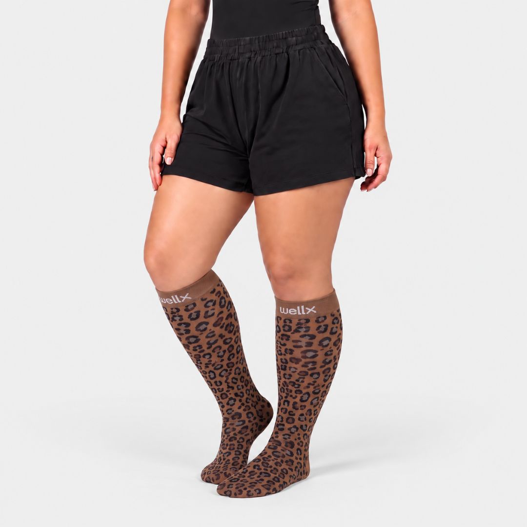 Panther Wide Calf Compression Socks