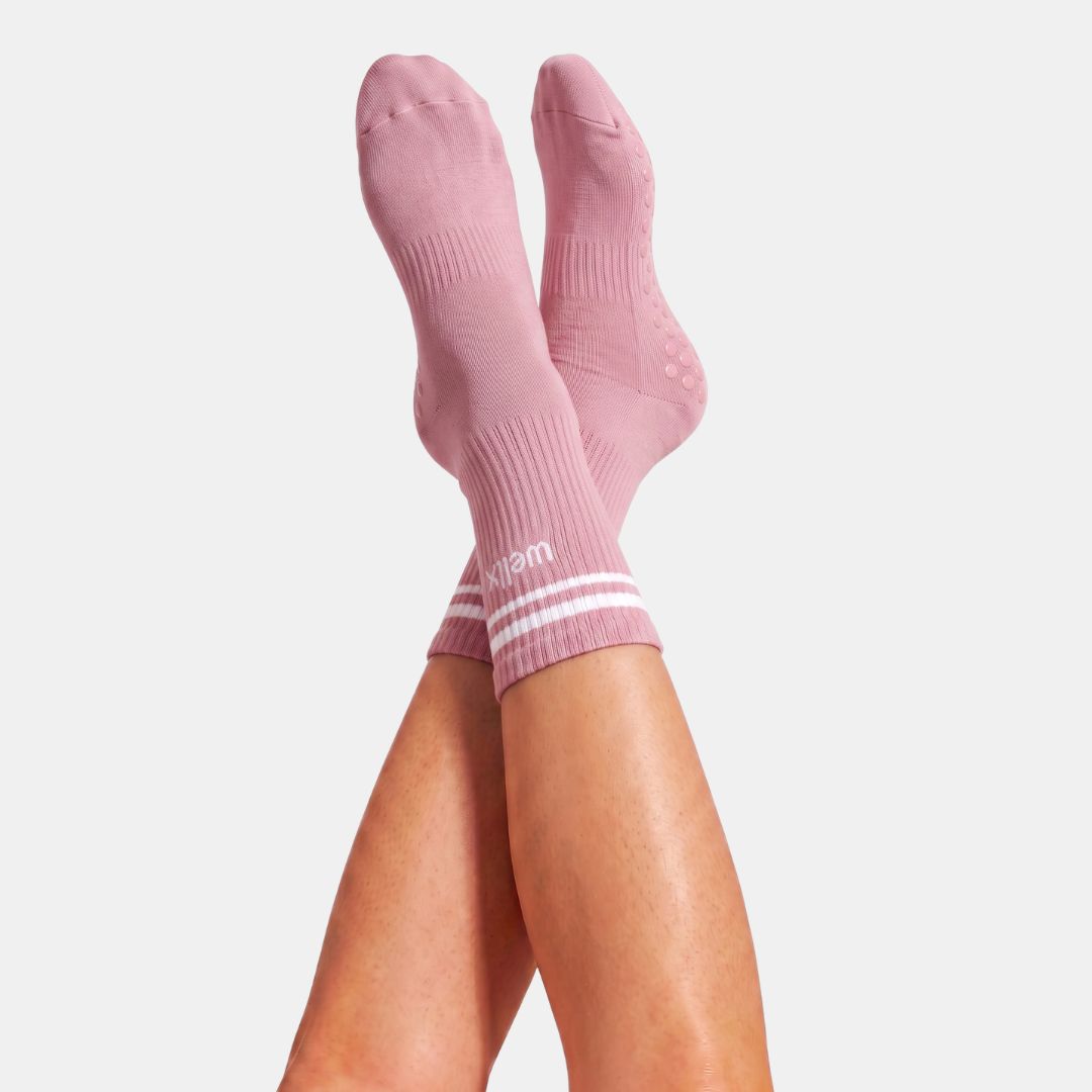 Vintage Pink Balance Grip Socks
