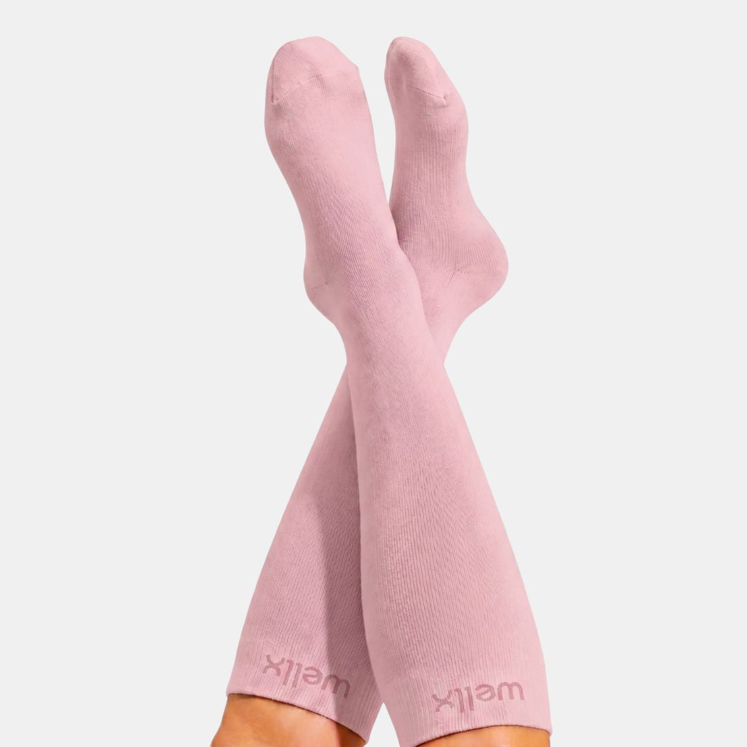 Vintage Pink Compression Socks