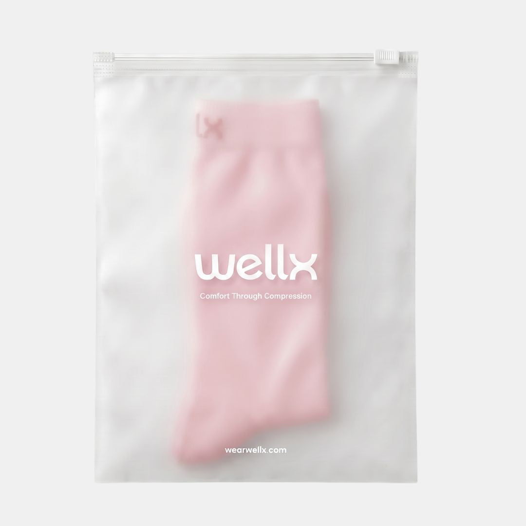Vintage Pink Compression Socks