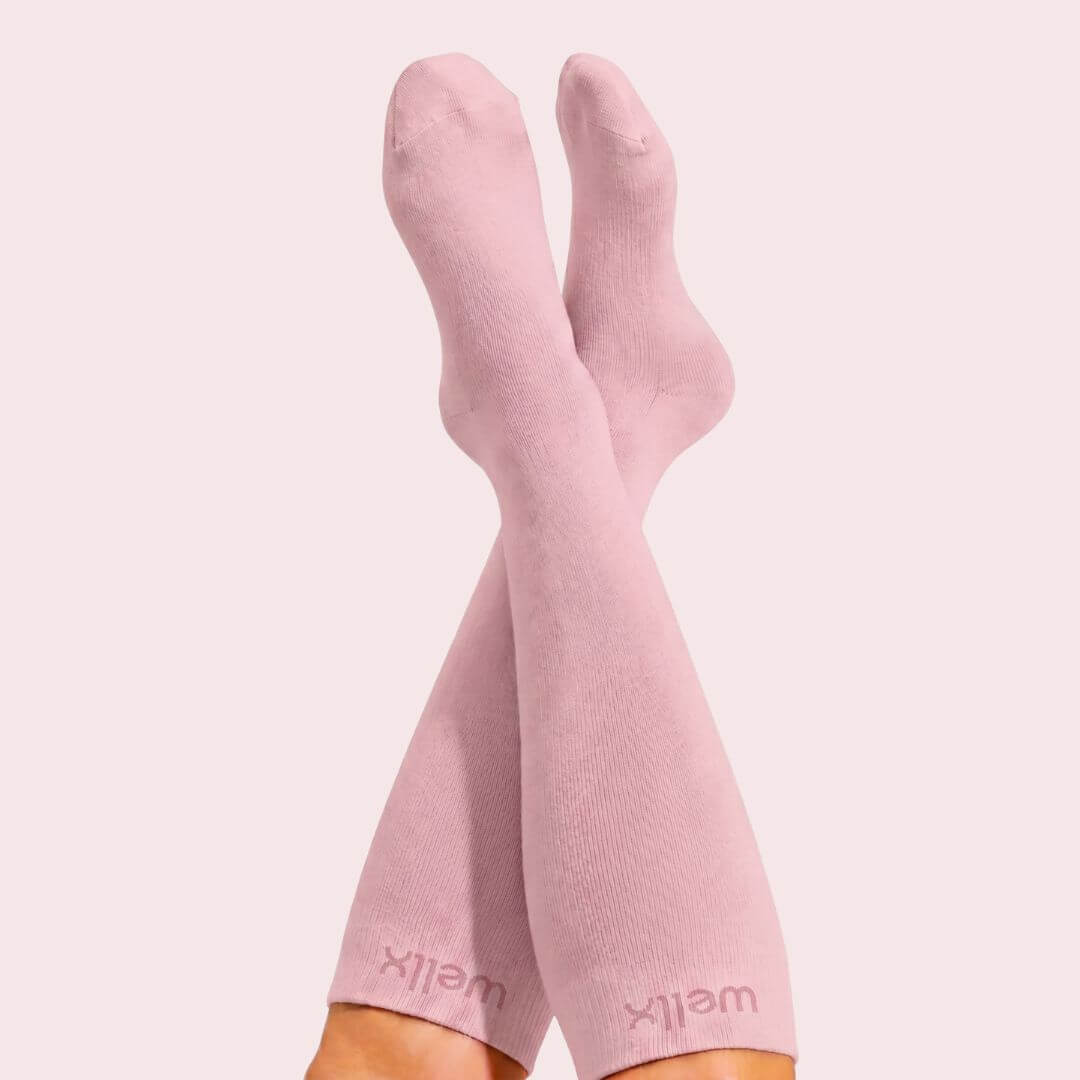 Vintage Pink Compression Socks