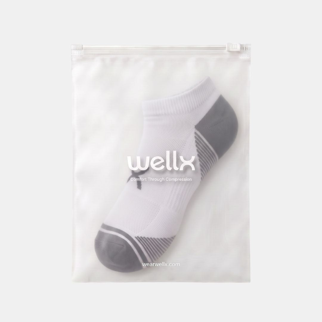 White Power Stride Ankle Socks
