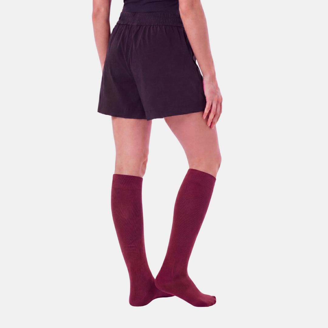 Burgundy Compression Socks