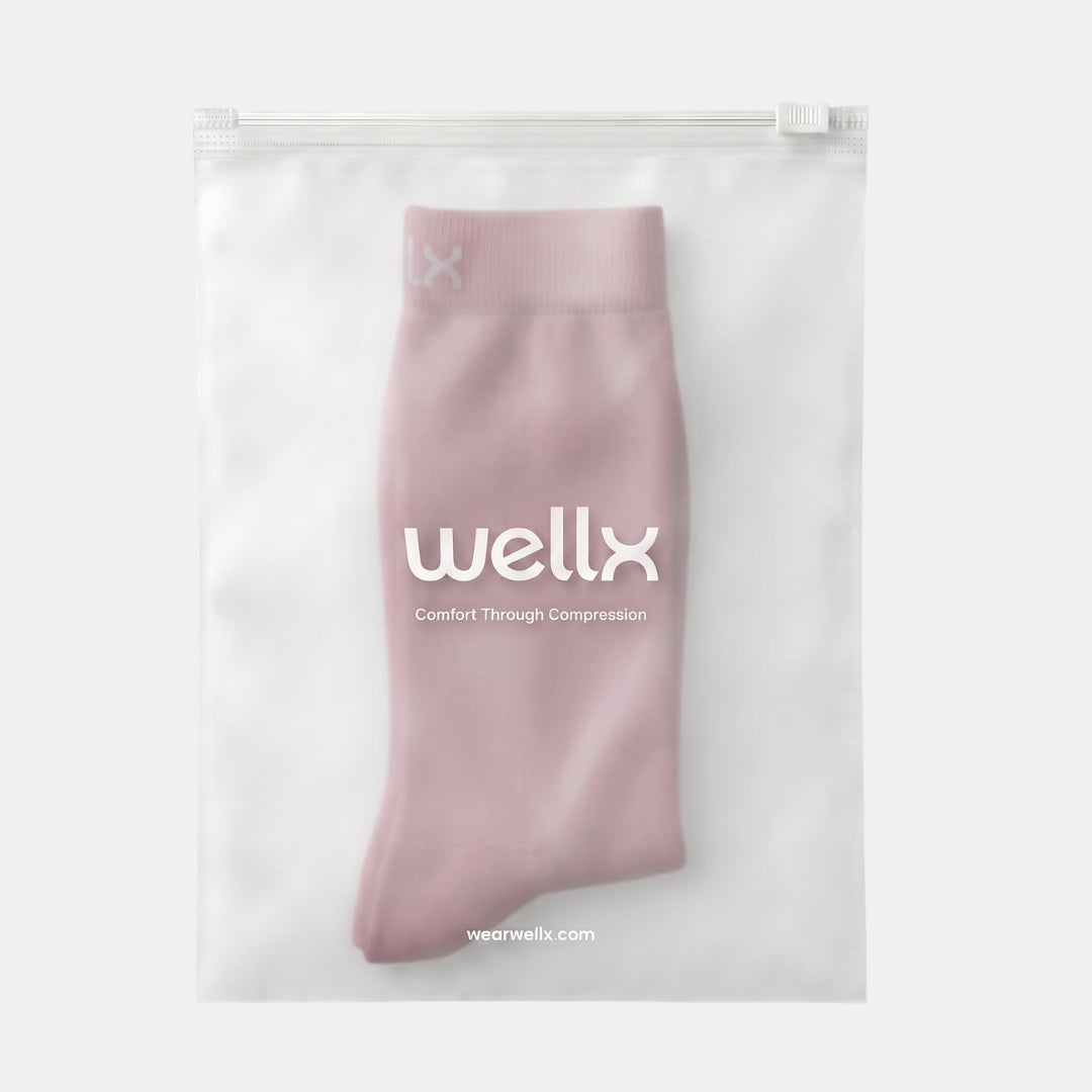 Burgundy Compression Socks
