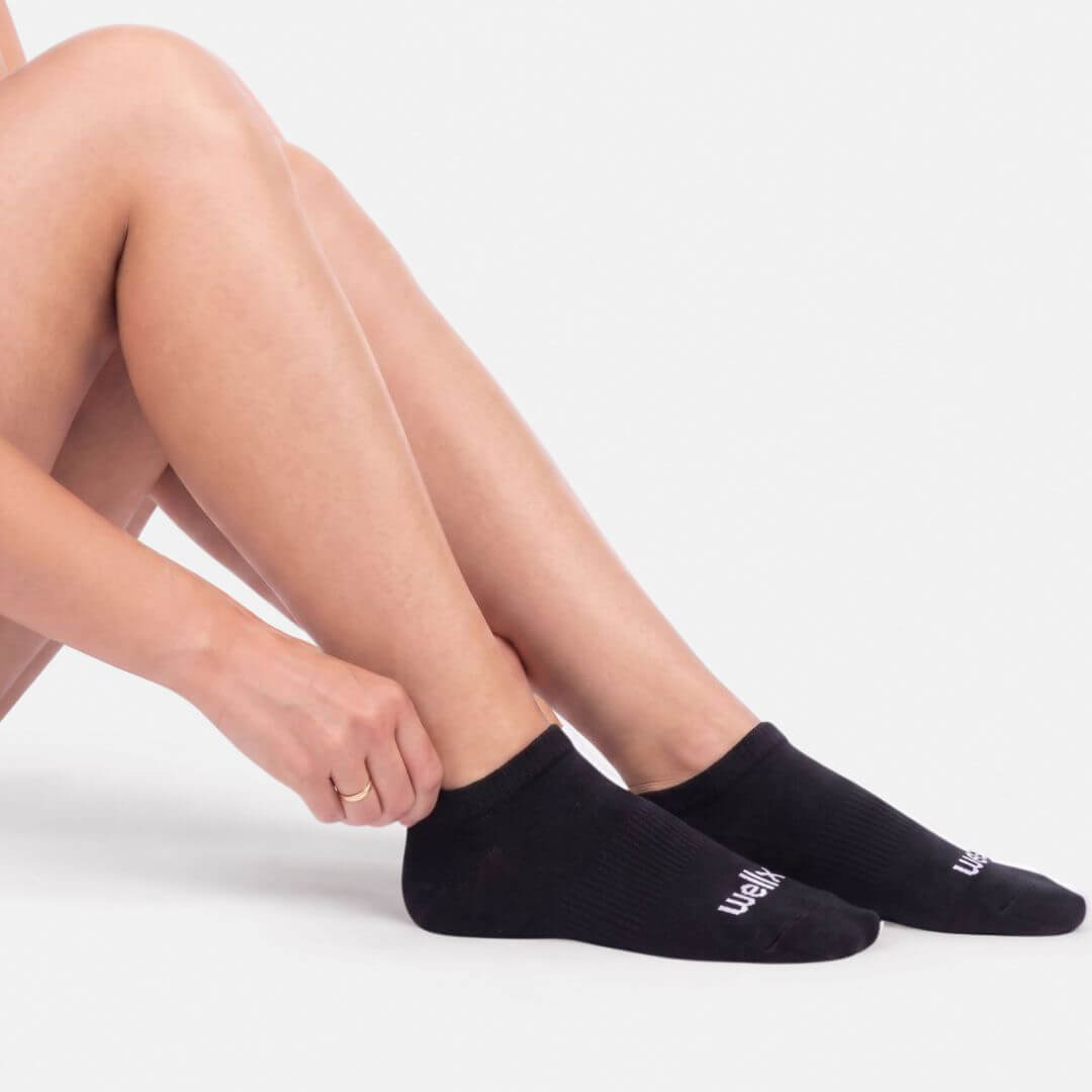 Black Street Ankle Socks