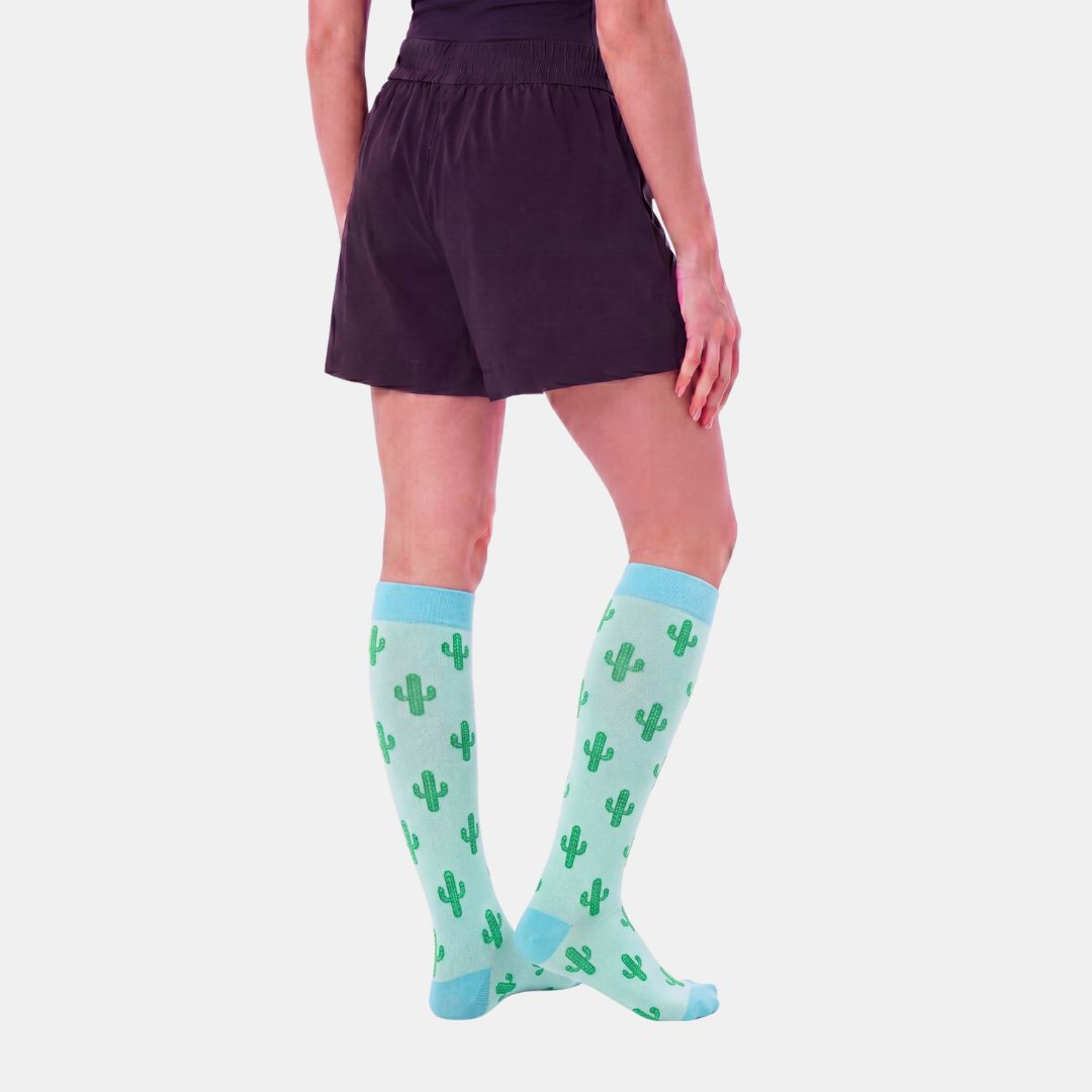 Cactus Green Compression Socks