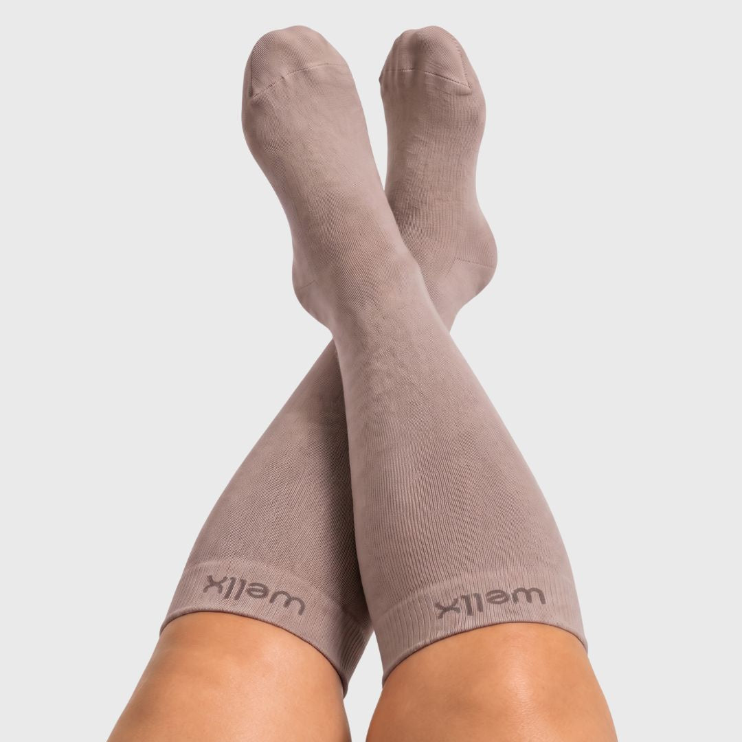 Gravel Wide Calf Compression Socks Men