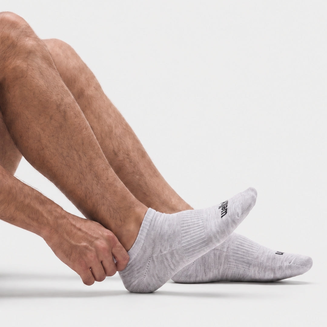 Grey Street Ankle Socks For Men.