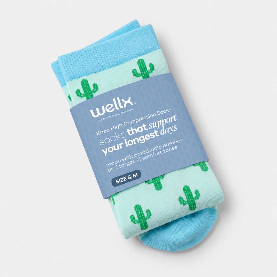 Cactus Green Compression Socks