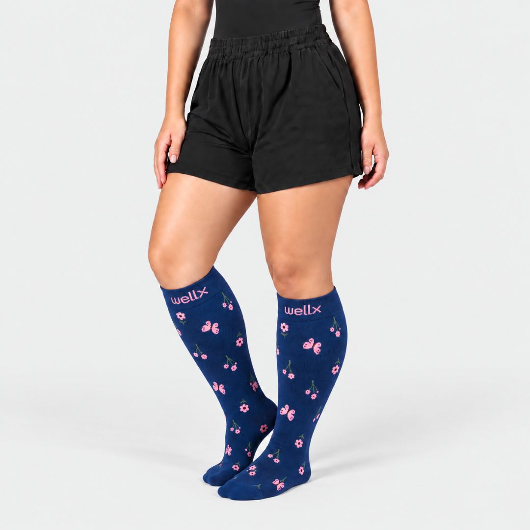 Chaussettes Butterfly Black PlusFit™