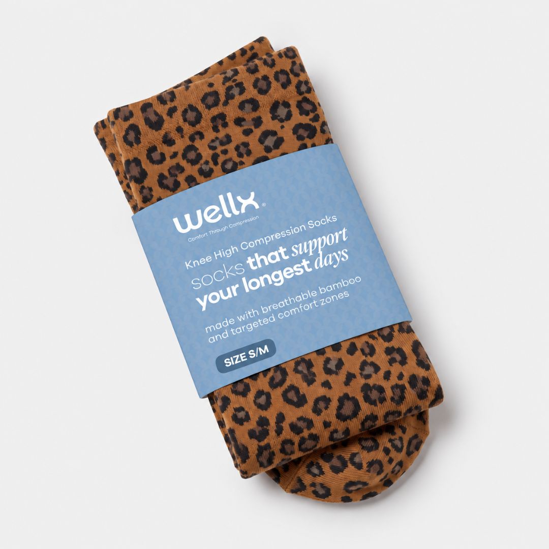 Panther Wide Calf Compression Socks