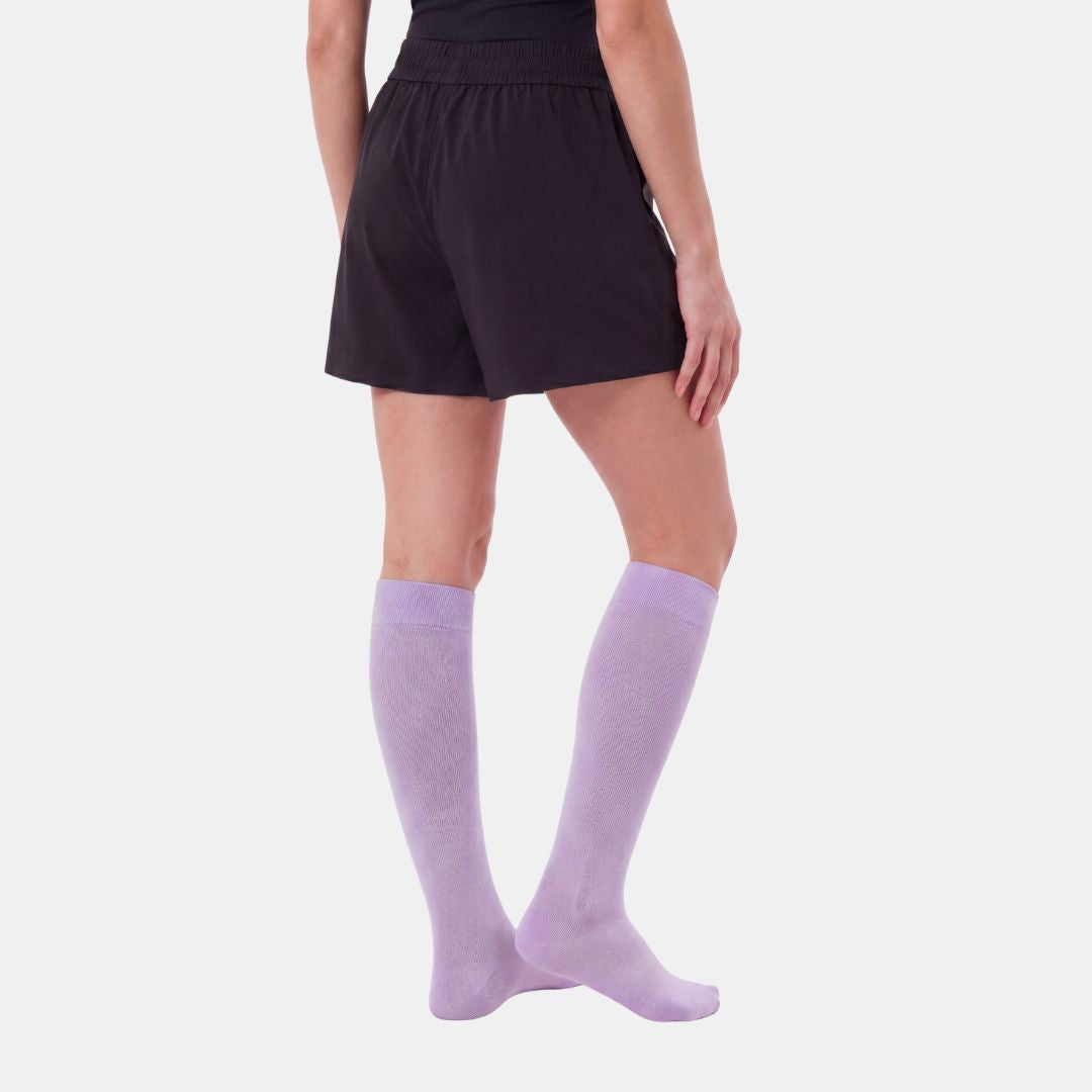 Silky Lavender Compression Socks