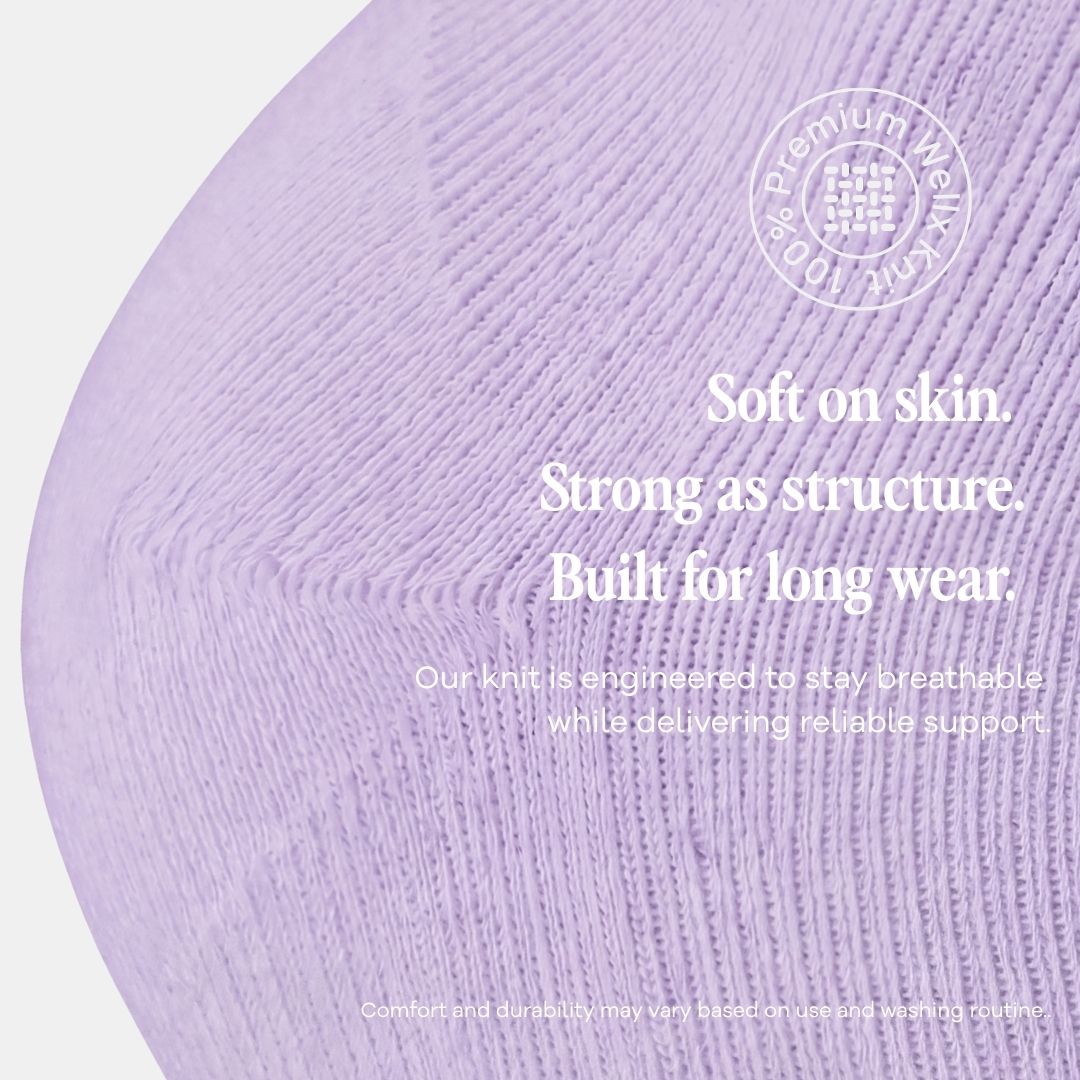 Silky Lavender Compression Socks
