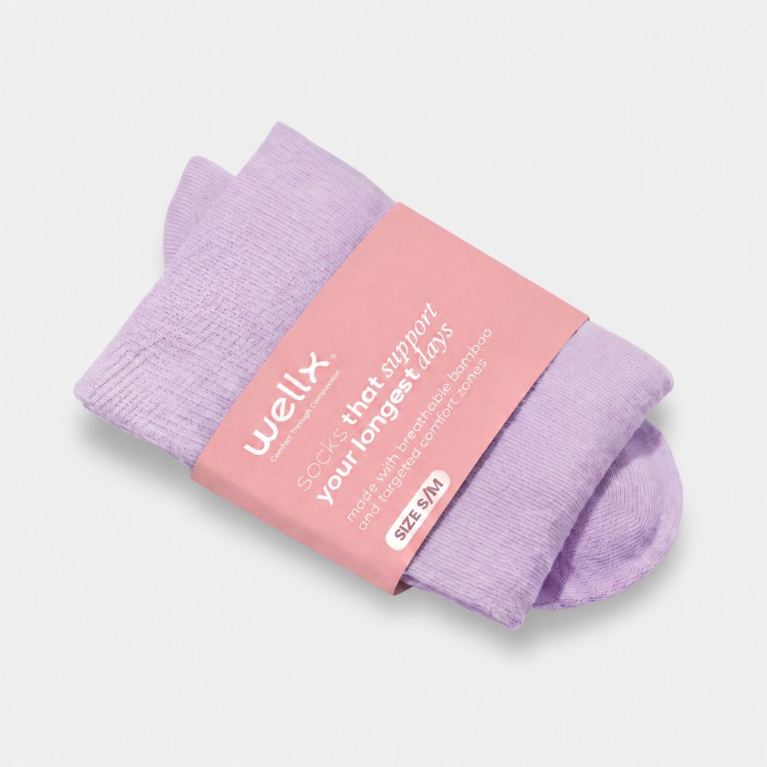 Silky Lavender Compression Socks
