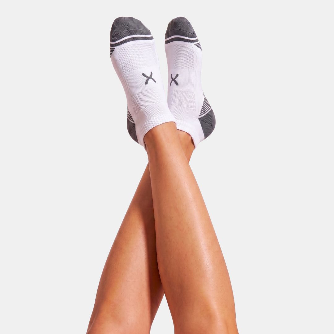 White Power Stride Ankle Socks