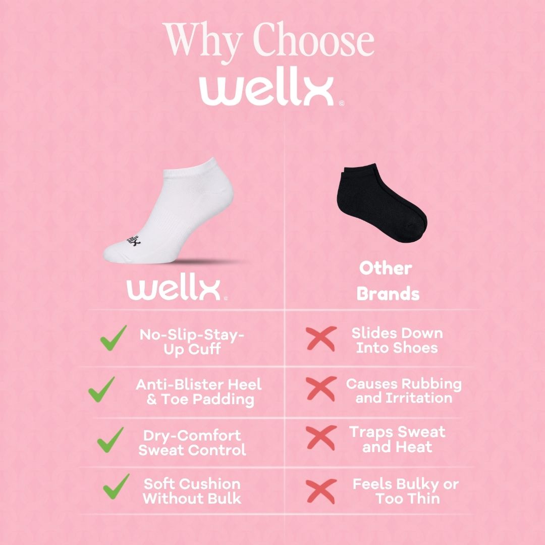 Chaussettes de compression blanches à la cheville