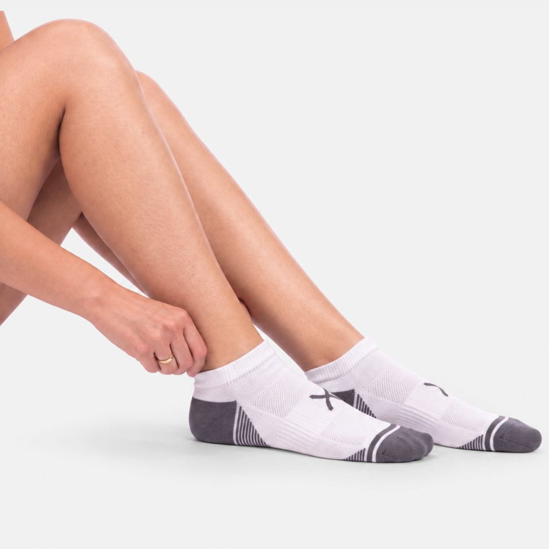 White Power Stride Ankle Socks